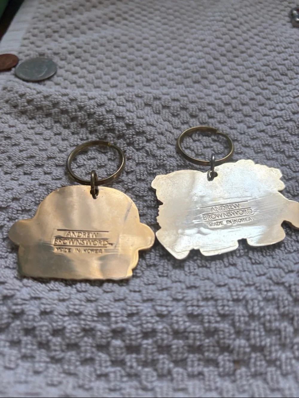 Vintage key rings